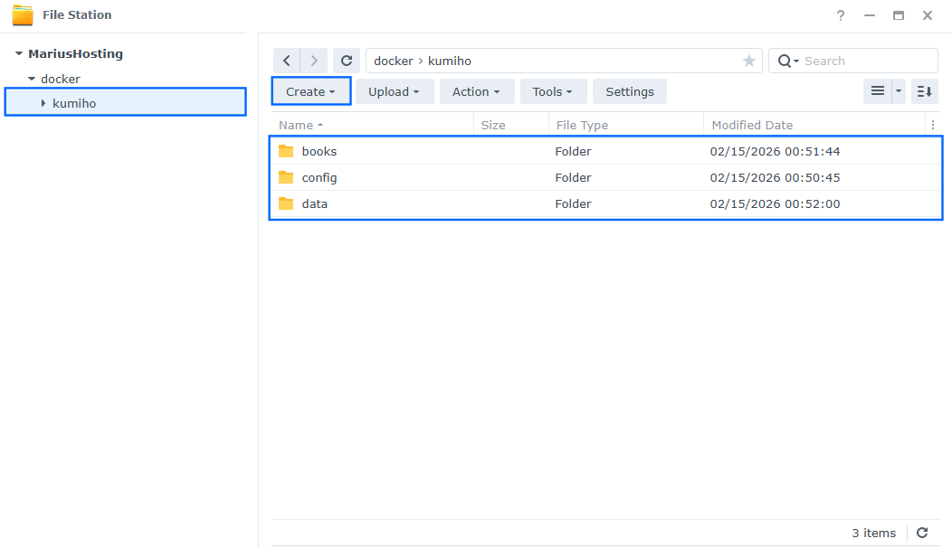 Kumiho Synology NAS Set up 2