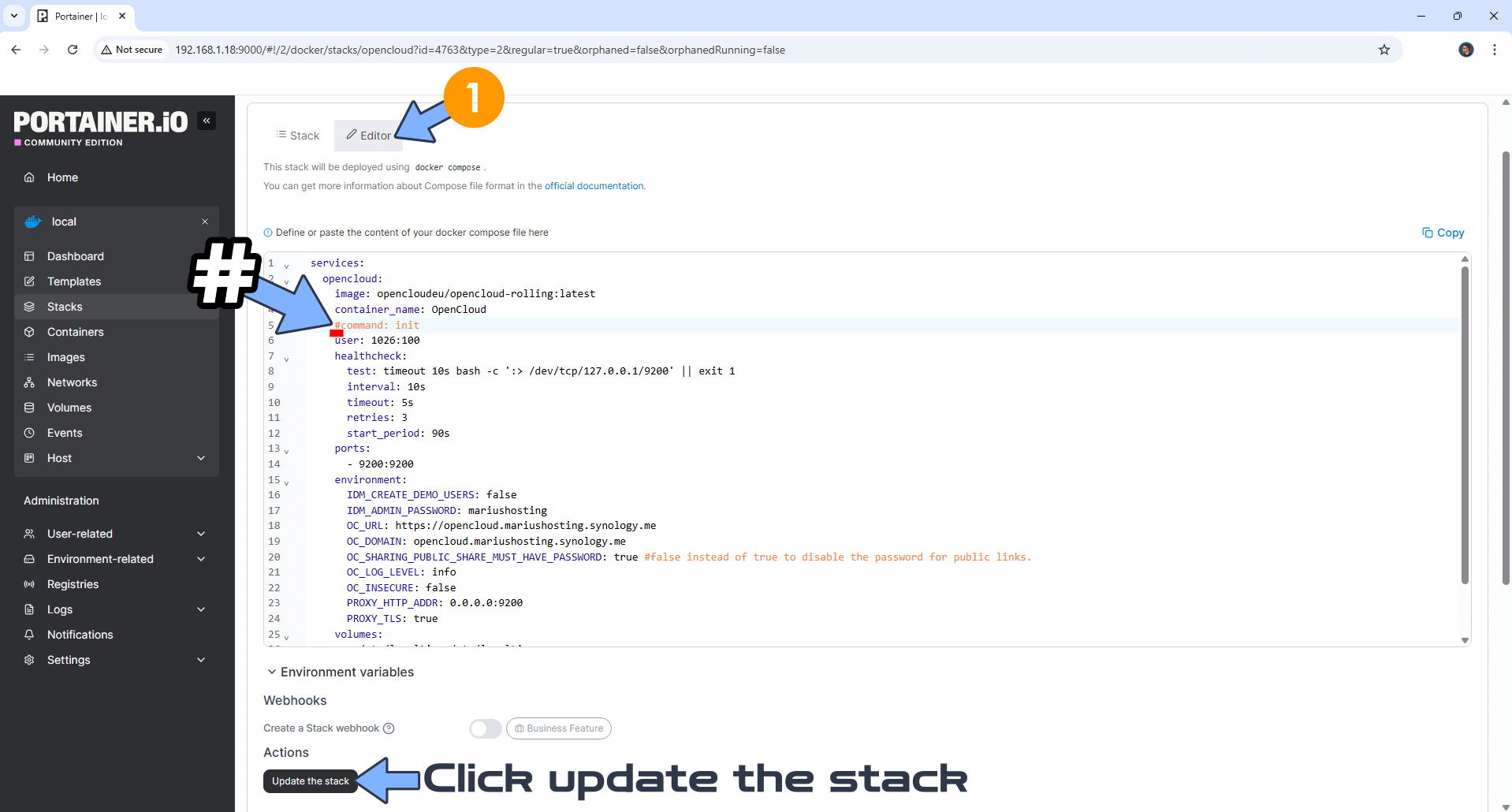 OpenCloud Synology NAS Set up 12