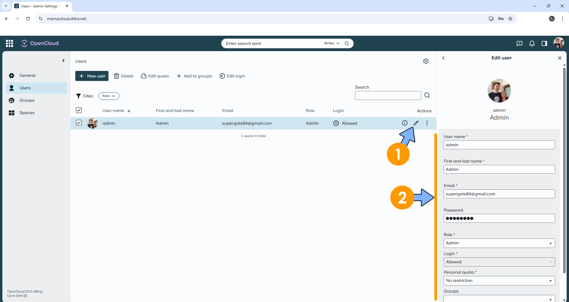 OpenCloud UGREEN NAS Set up 16