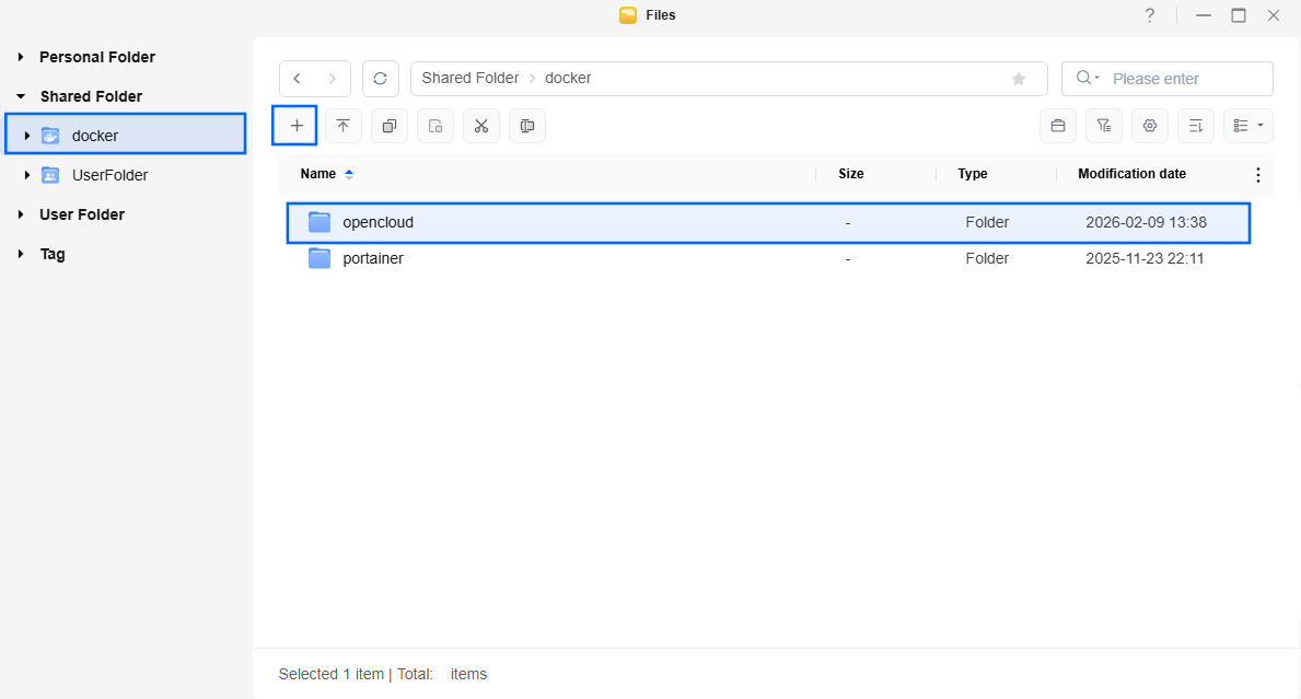 OpenCloud UGREEN NAS Set up 2