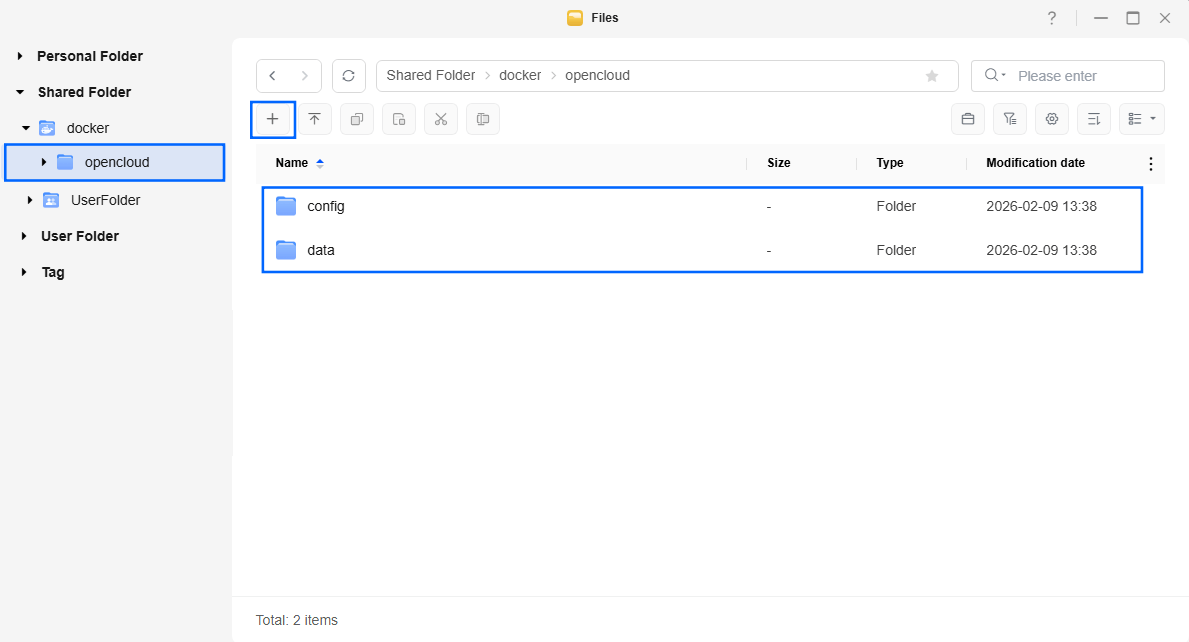 OpenCloud UGREEN NAS Set up 3