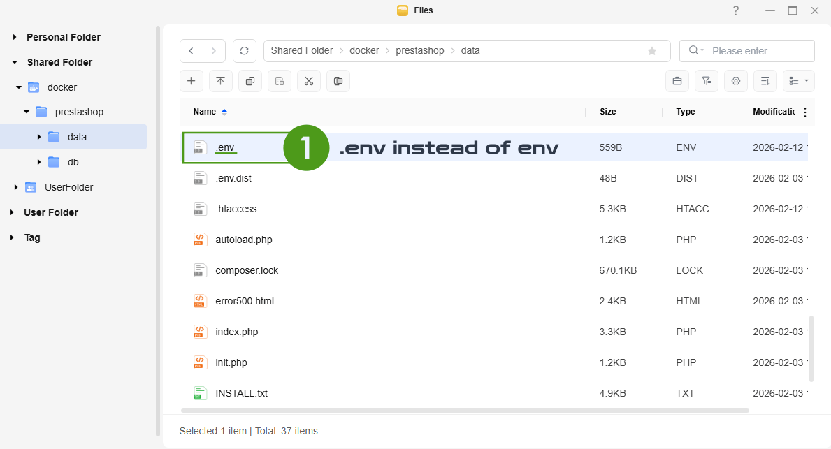 PrestaShop UGREEN NAS Set up 29