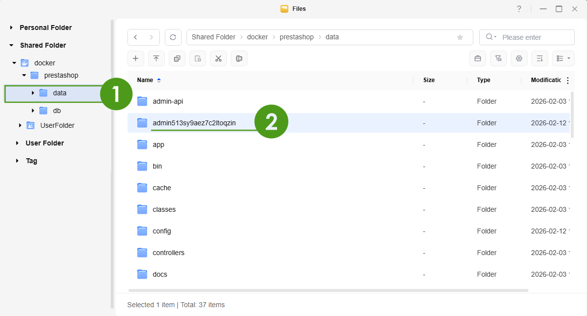 PrestaShop UGREEN NAS Set up 30