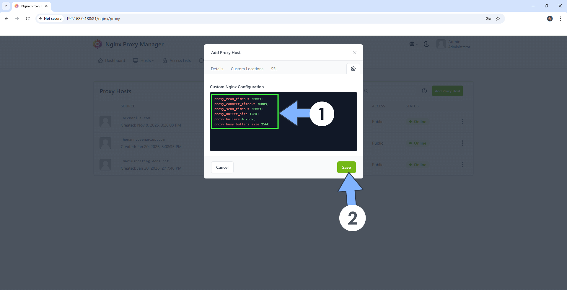 PrestaShop UGREEN NAS Set up 9