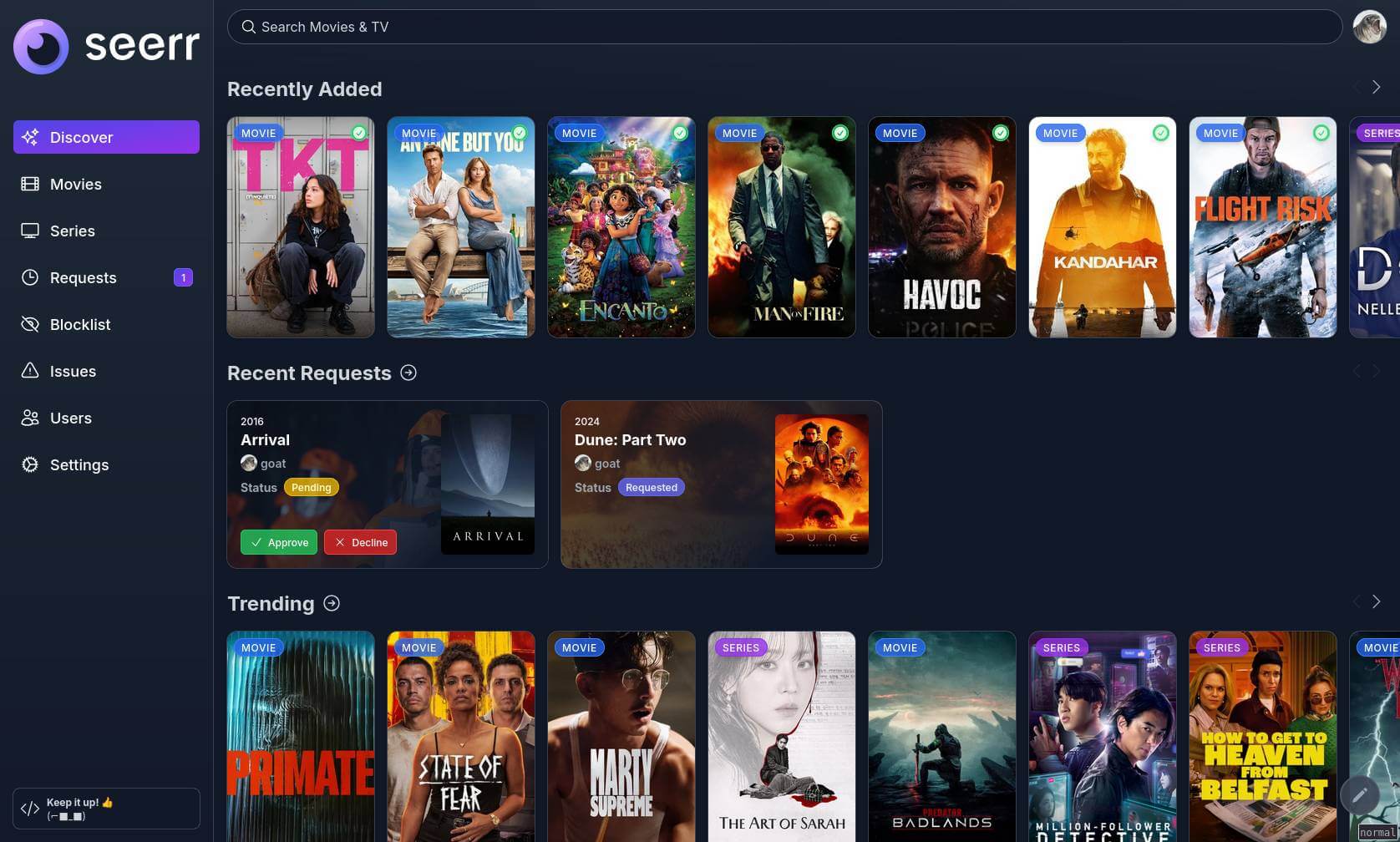 Seerr Synology NAS Set up 6