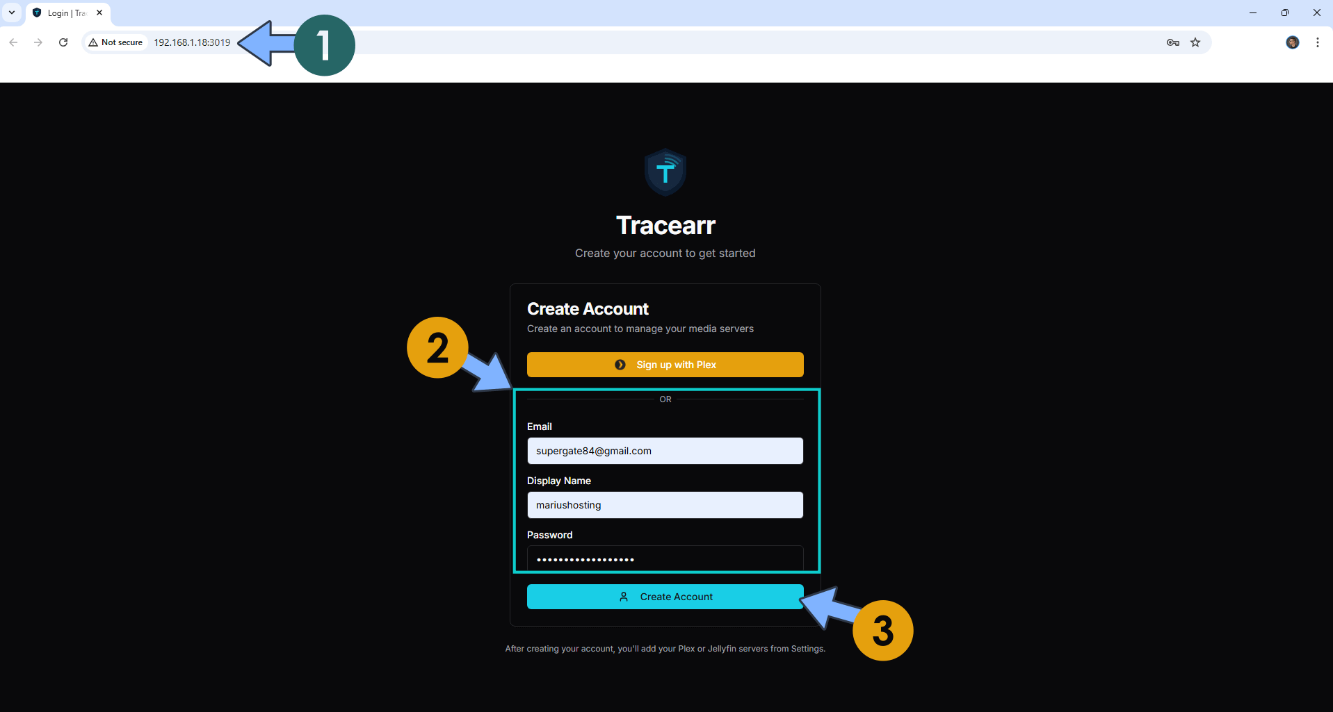 Tracearr UGREEN NAS Set up 5