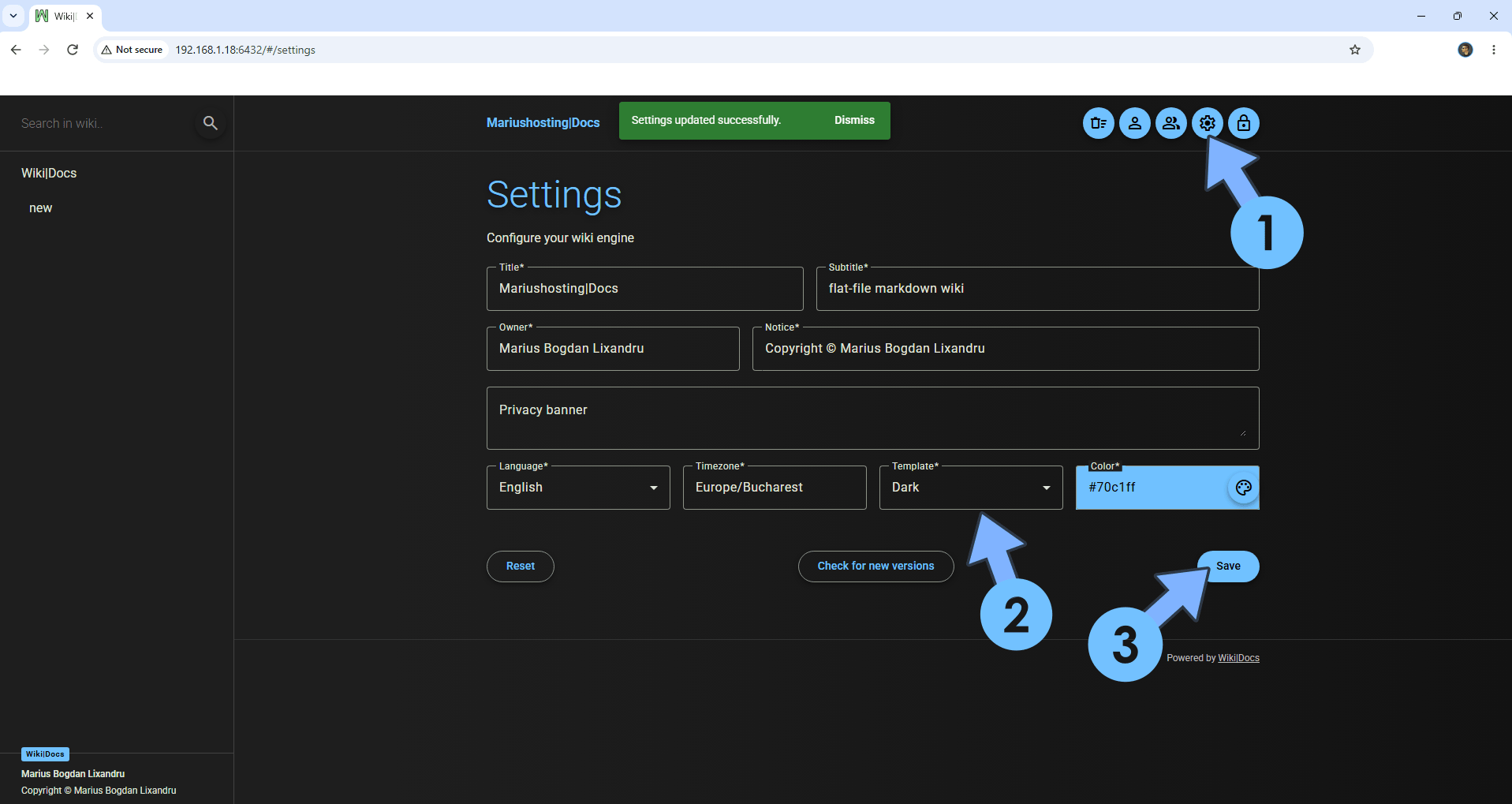 WikiDocs Synology NAS Set up 7 new 2027