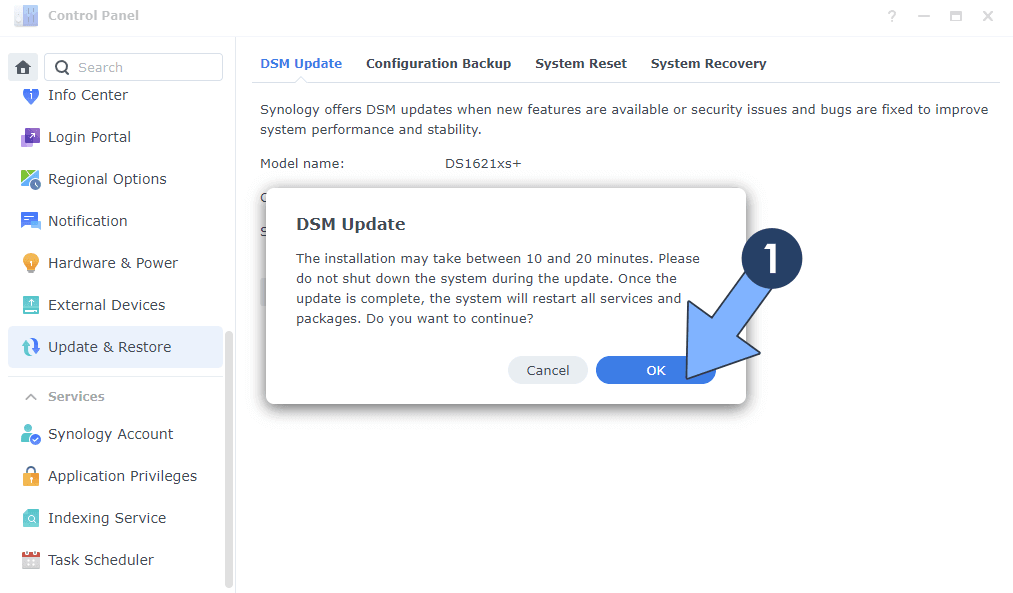 2 Synology DSM 7.3.2-86009 Update 3