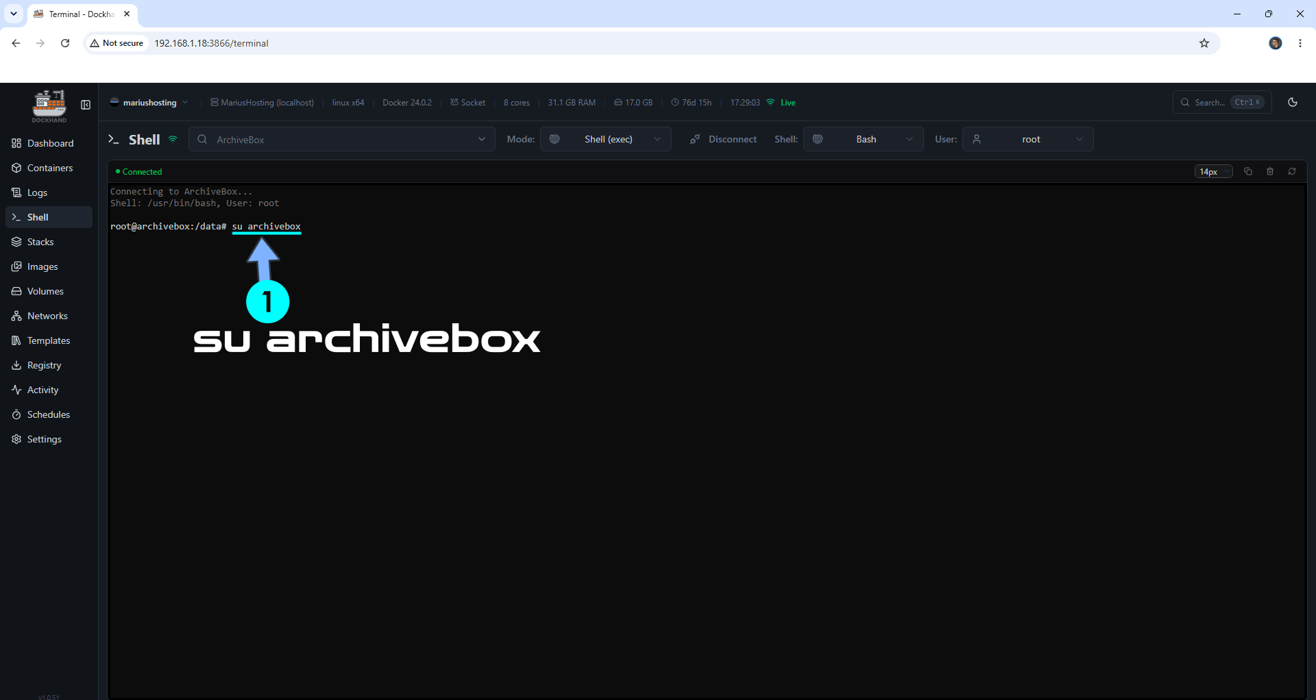 ArchiveBox Synology NAS Set up 3 new 2027