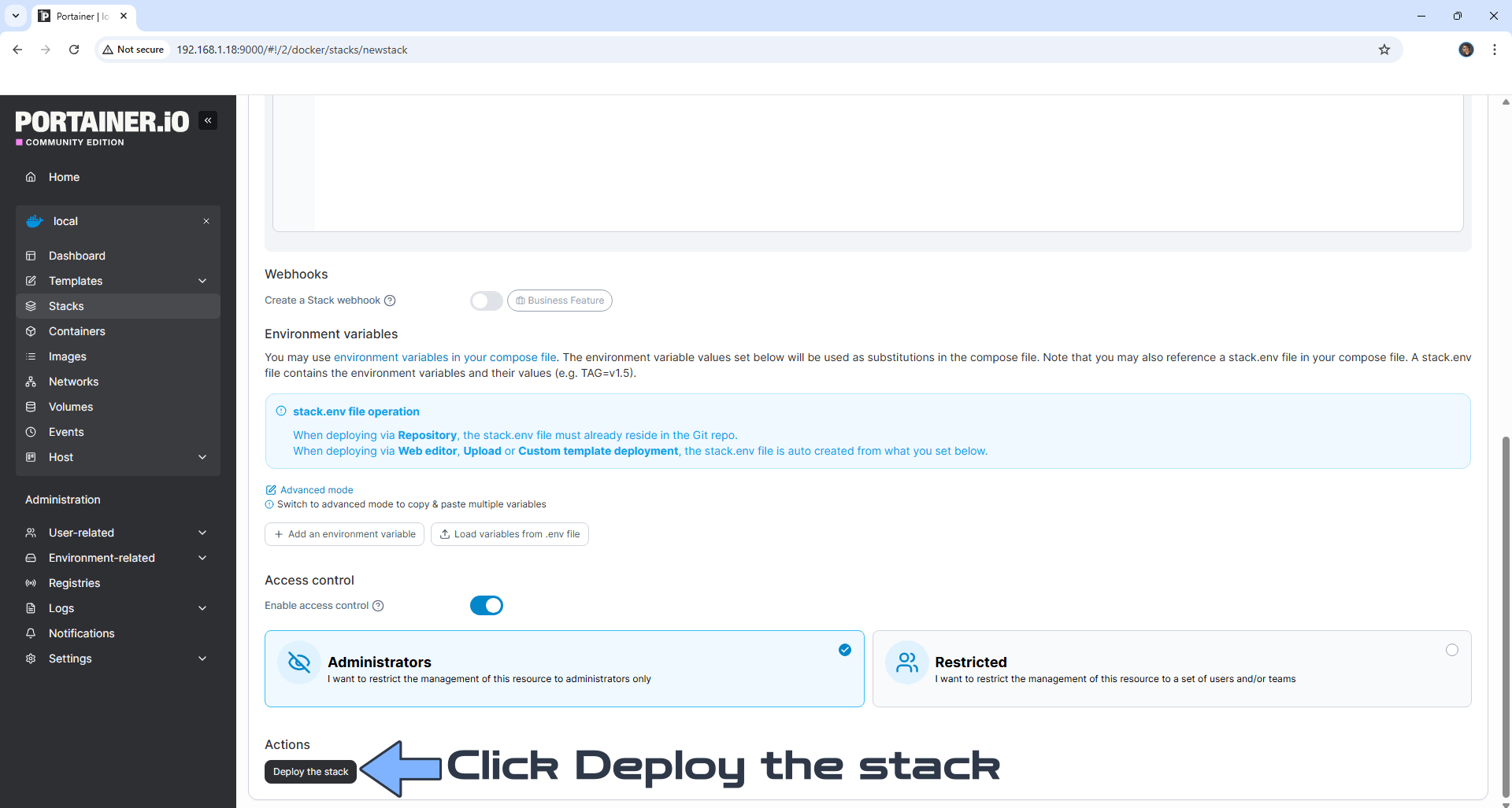 Copyparty Synology NAS Set up 6