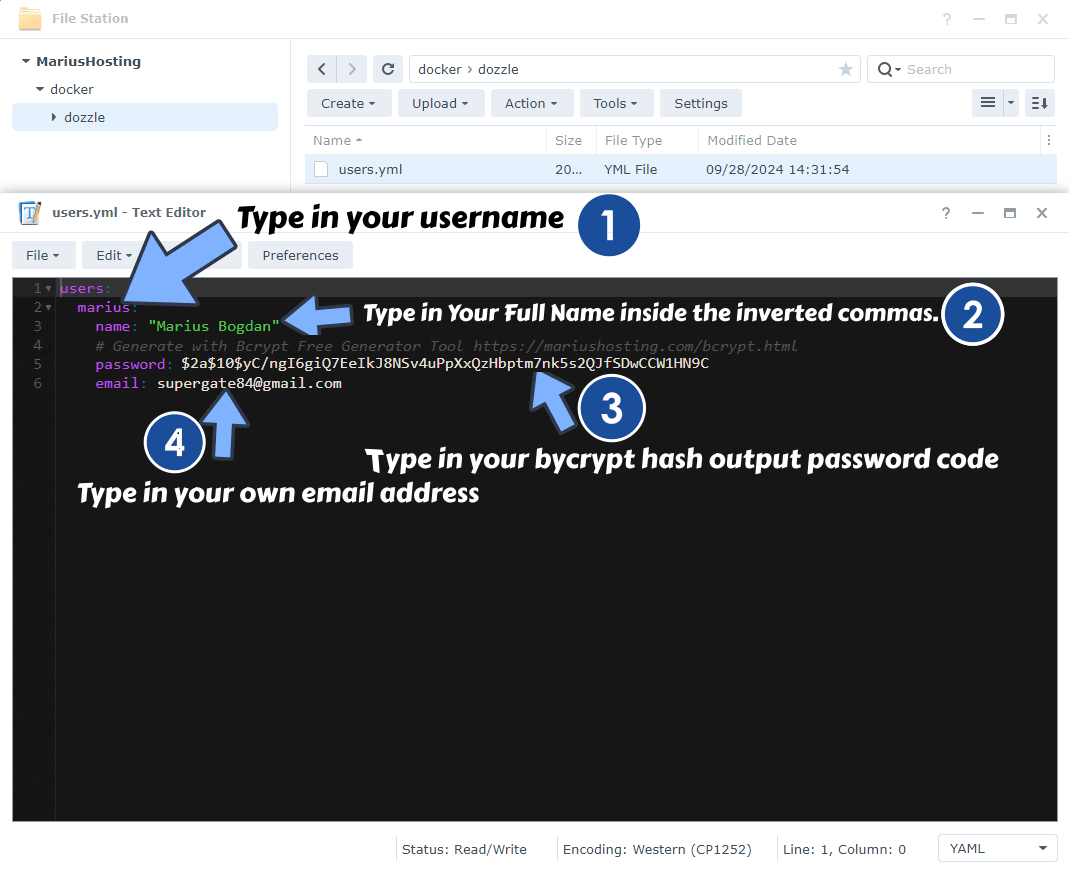 Dozzle Synology NAS Portainer Authentication Set up 4 new 2028