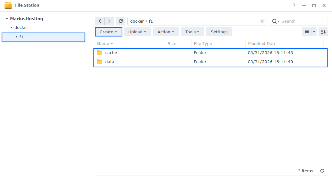 F1 Replay Timing Synology NAS Set up 2