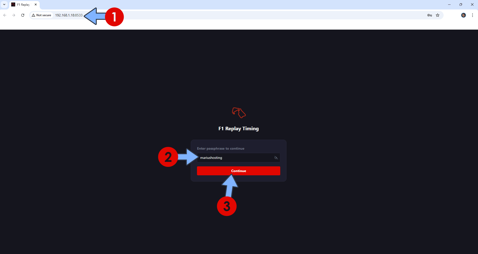 F1 Replay Timing Synology NAS Set up 5