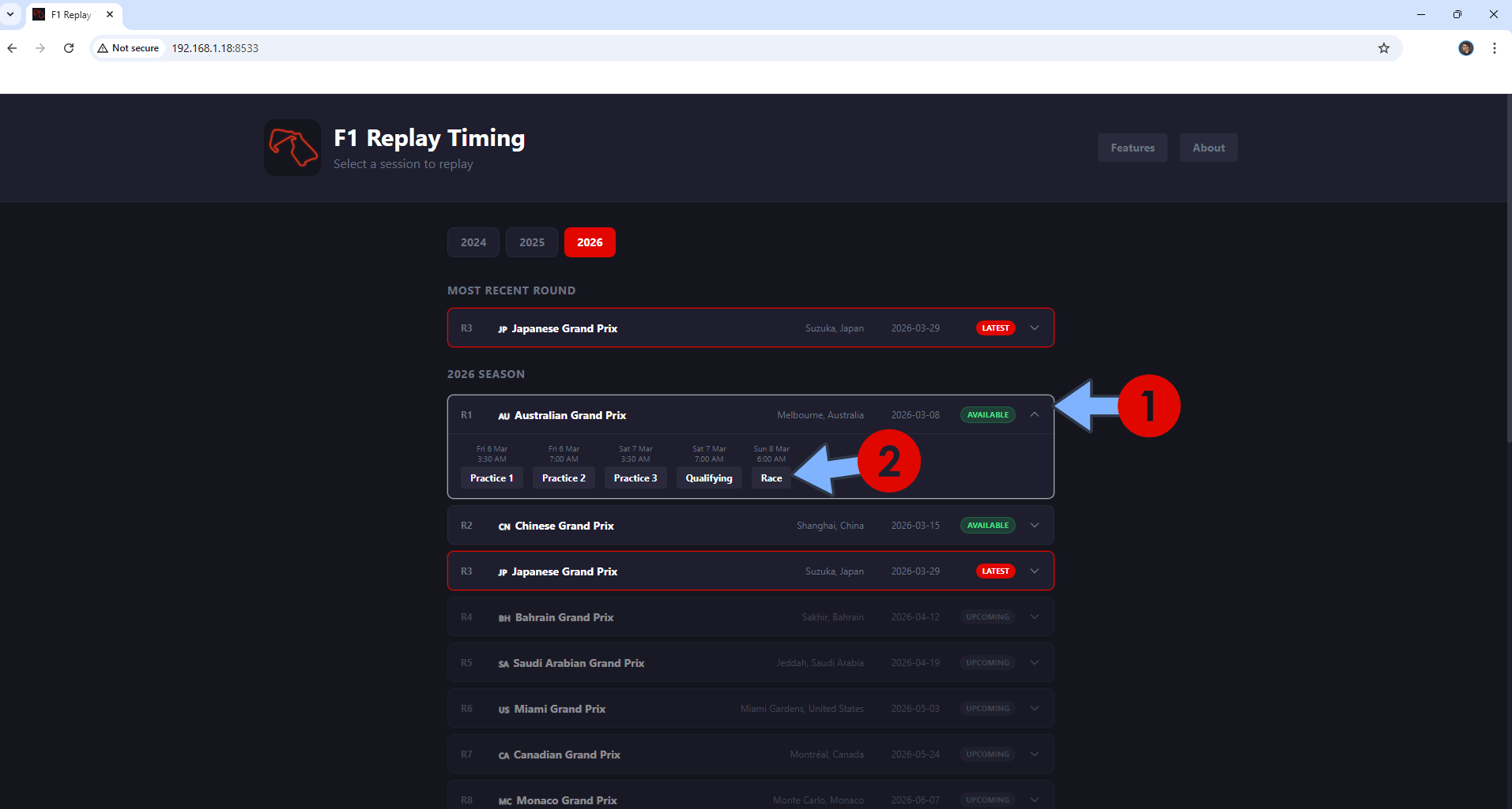 F1 Replay Timing Synology NAS Set up 6
