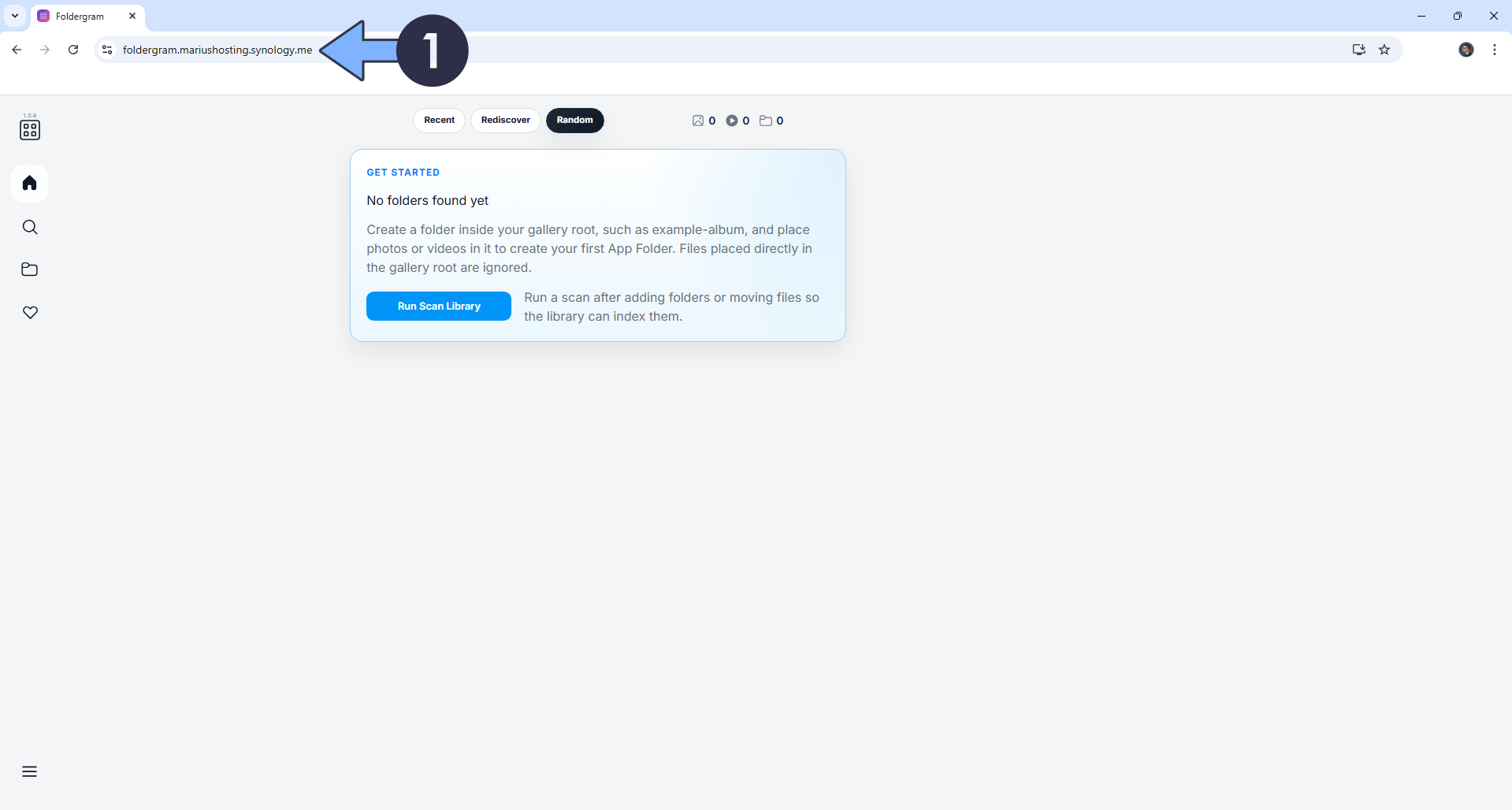 Foldergram Synology NAS Set up 10