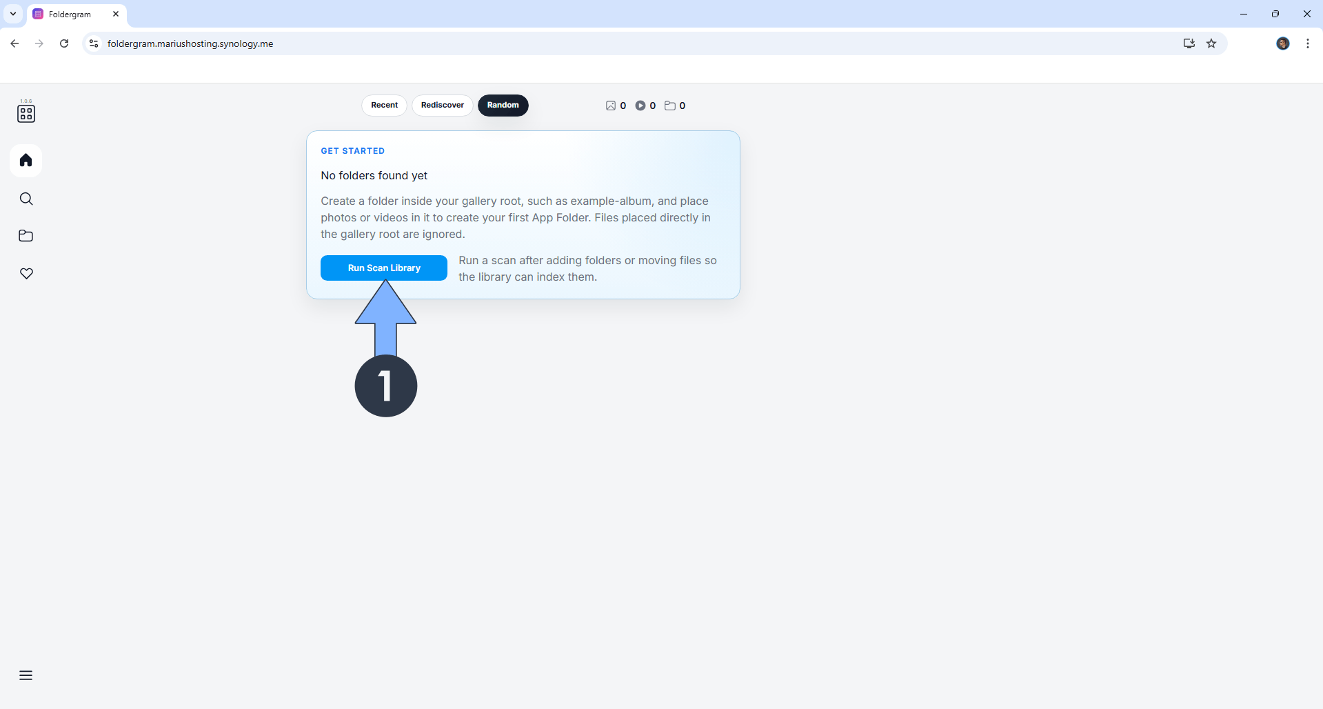 Foldergram Synology NAS Set up 13