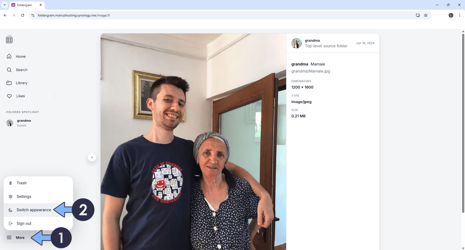 Foldergram Synology NAS Set up 15