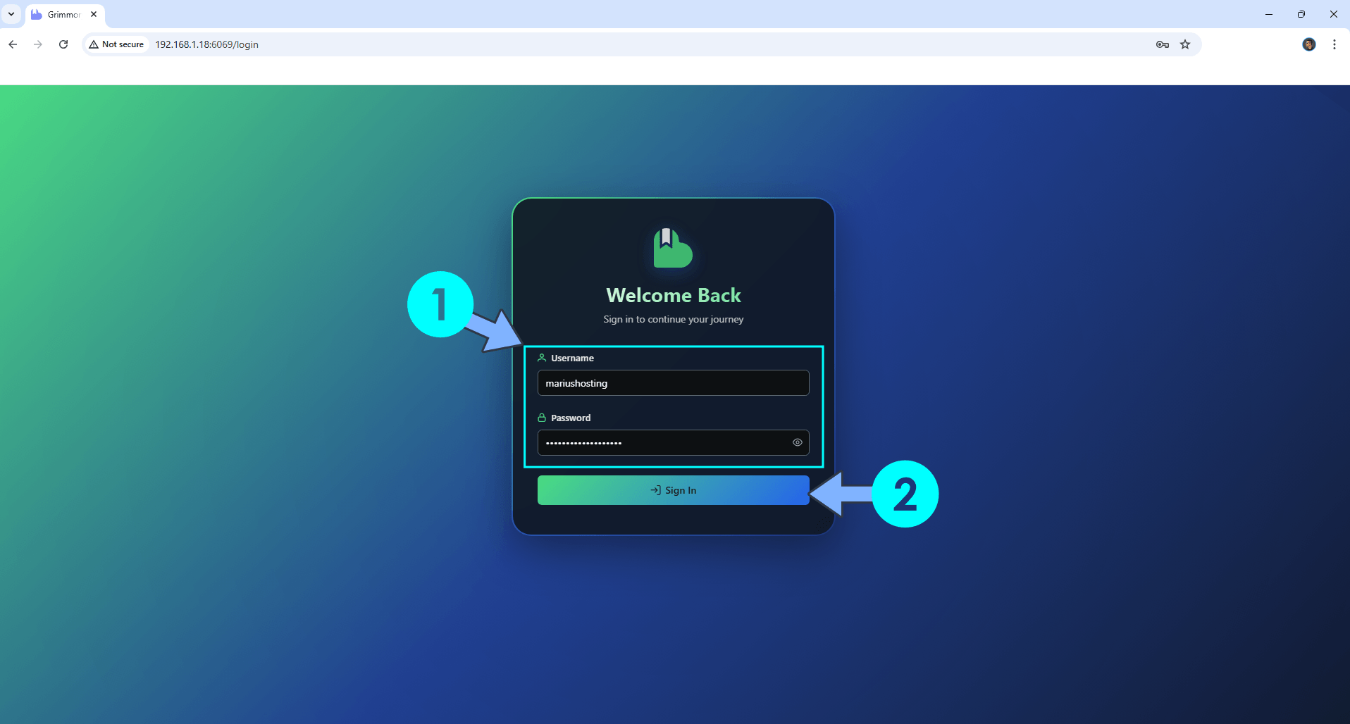 Grimmory UGREEN NAS Set up 6