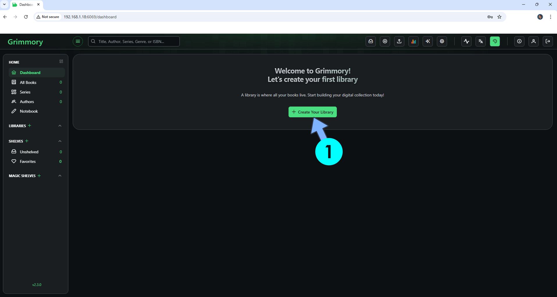Grimmory UGREEN NAS Set up 7