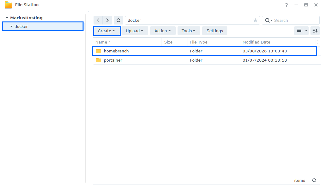 HomeBranch Synology NAS Set up 1
