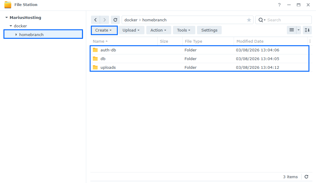 HomeBranch Synology NAS Set up 2