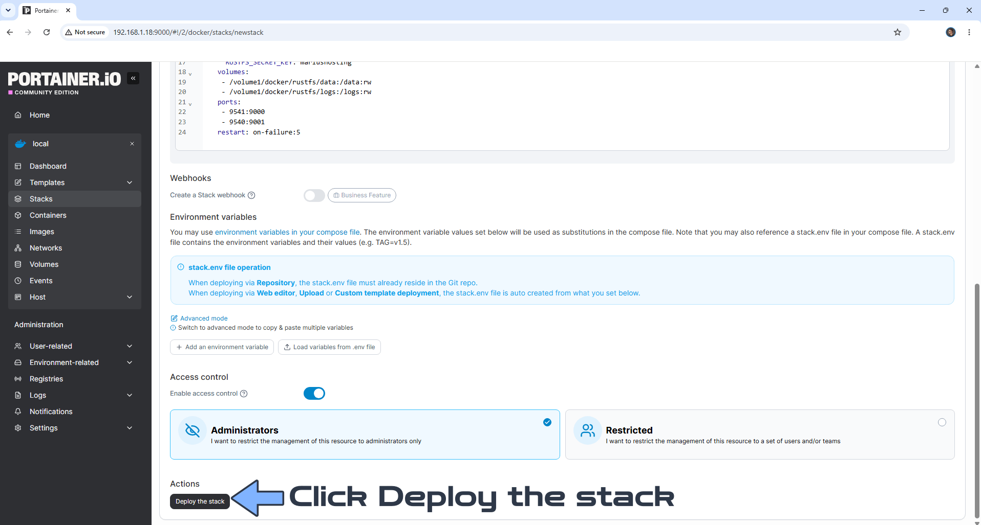 RustFS Synology NAS Set up 9 new 2027