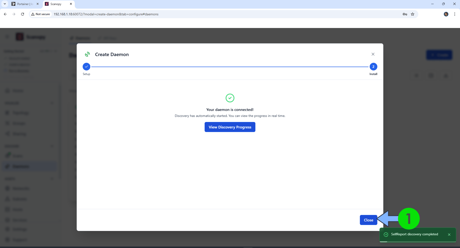 Scanopy Synology NAS Set up 16
