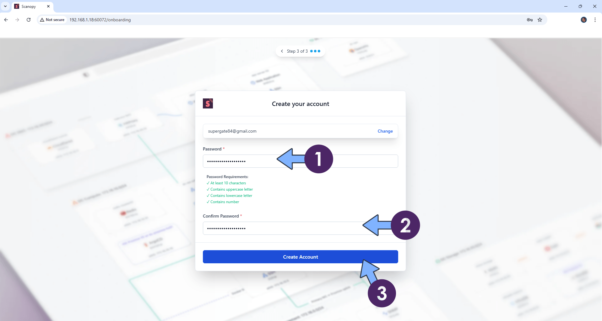 Scanopy Synology NAS Set up 8