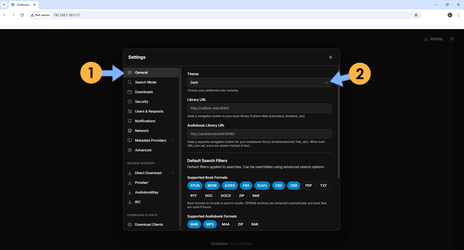 Shelfmark Synology NAS Set up 6