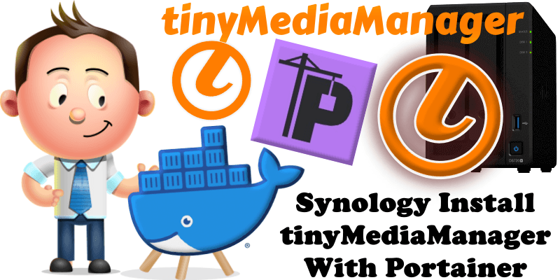 Synology Install tinyMediaManager With Portainer