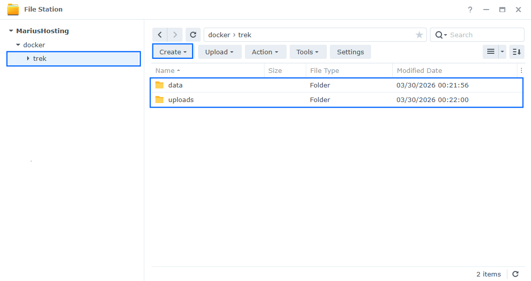 TREK Synology NAS Set up 2