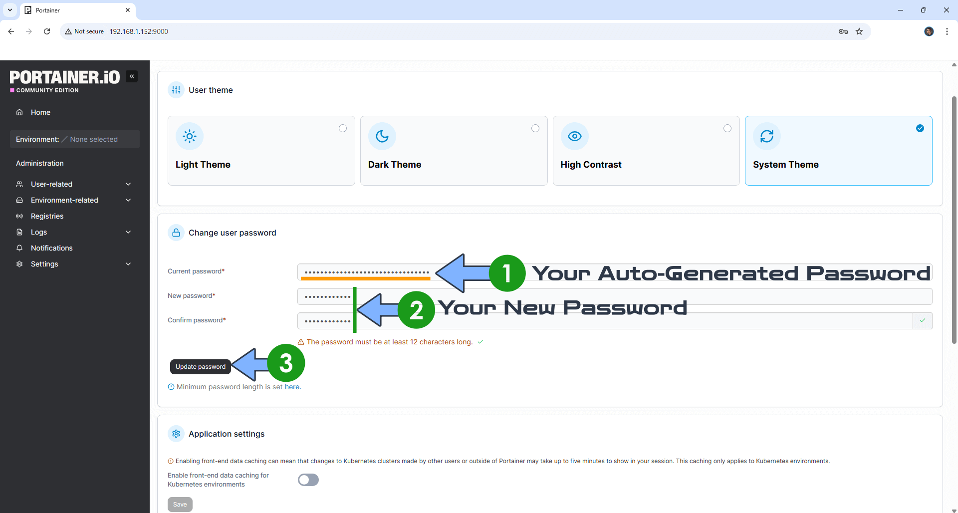 UGREEN NAS Reset Portainer Password 16