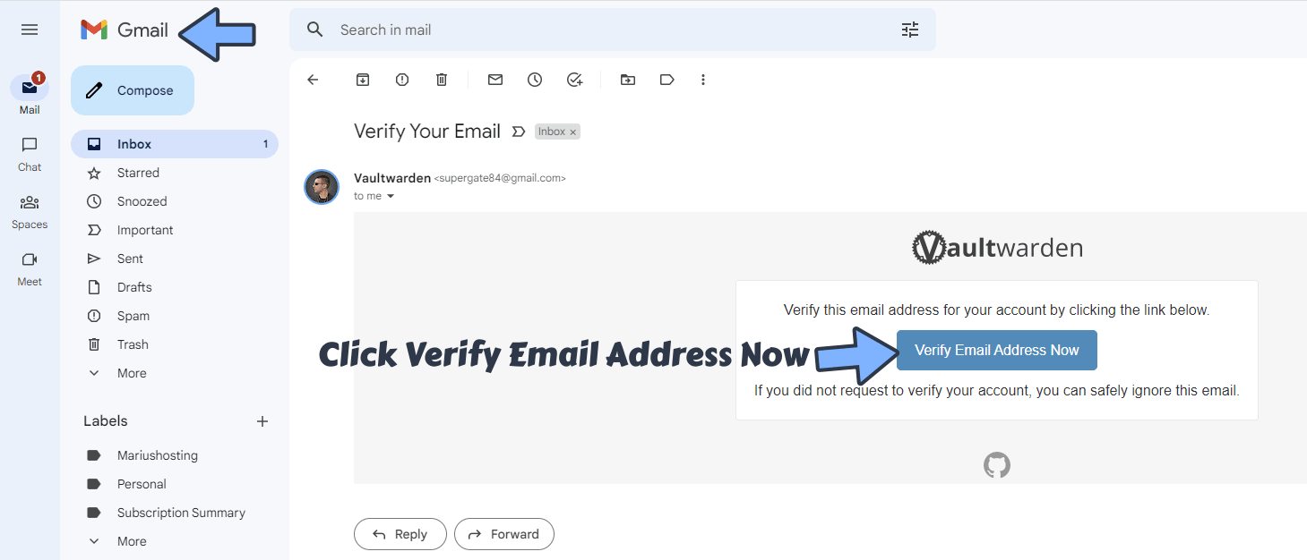 Vaultwarden UGREEN NAS Set up 15