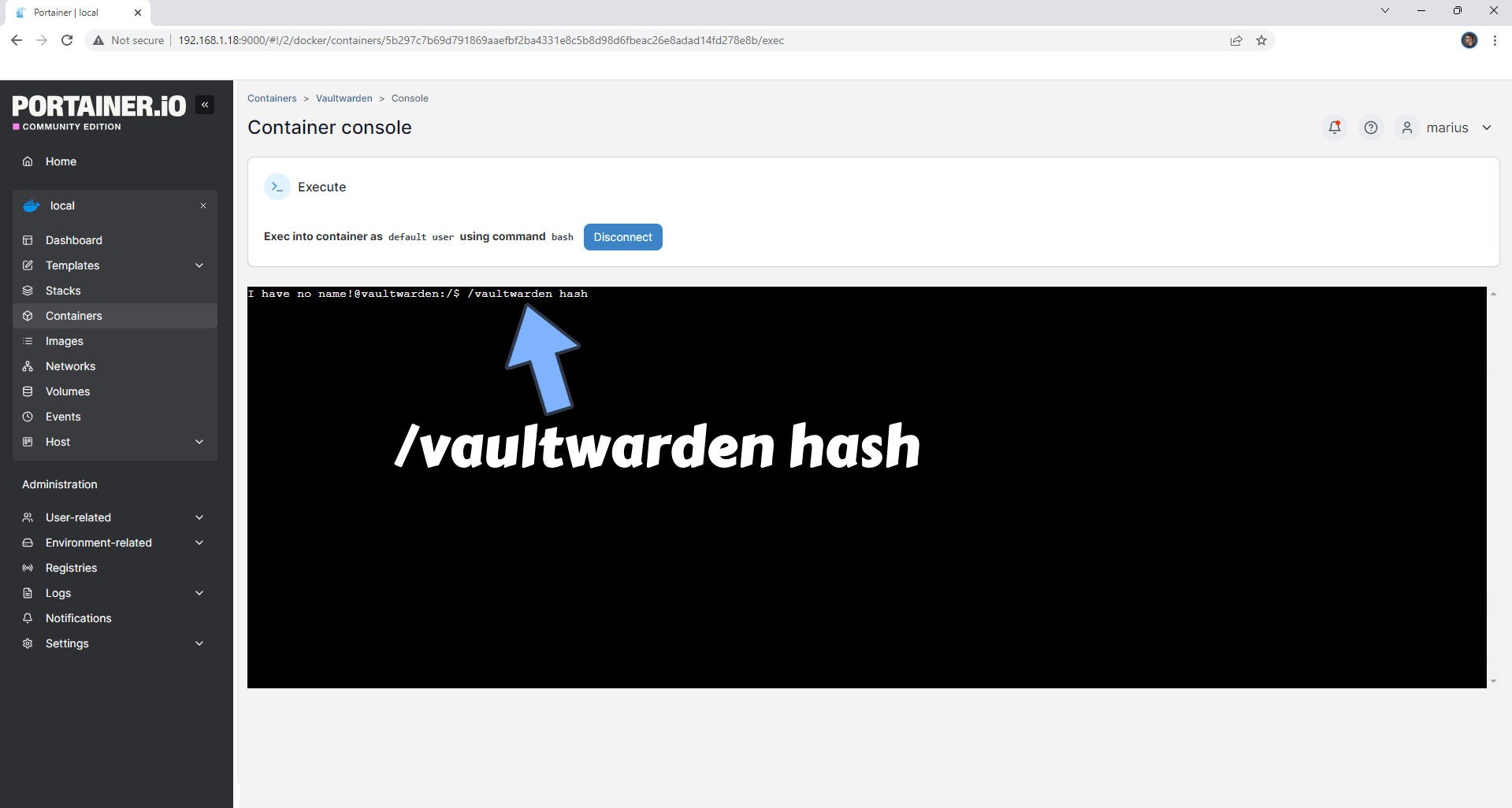 Vaultwarden UGREEN NAS Set up 27