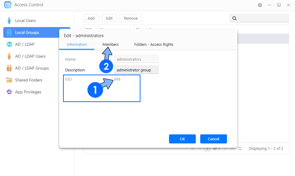 5 Asustor NAS PUID and PGID