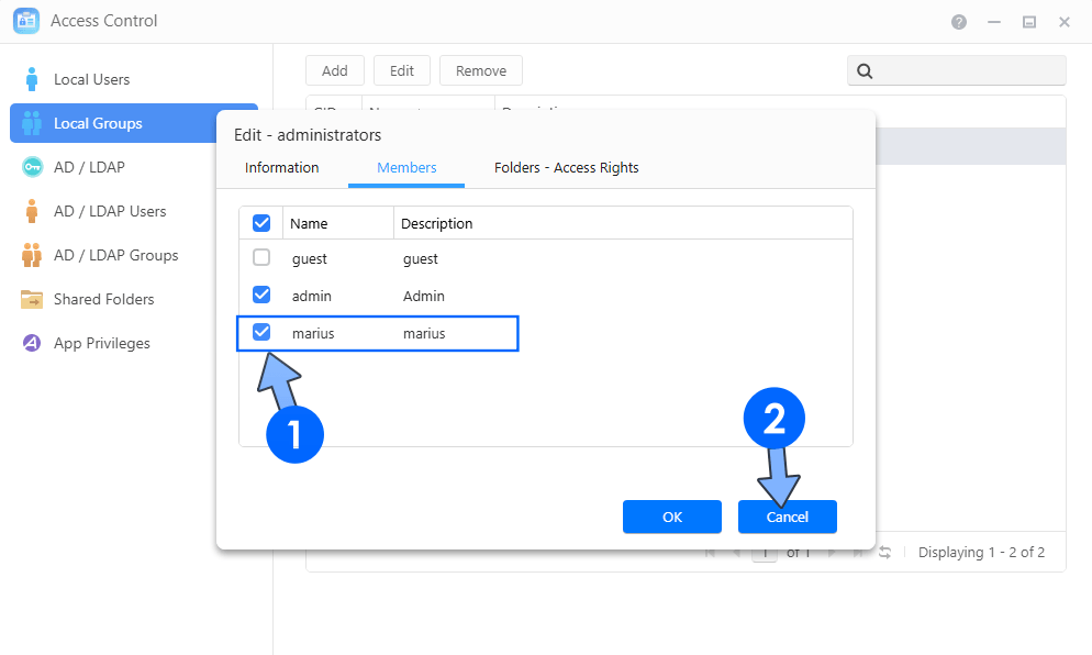 6 Asustor NAS PUID and PGID
