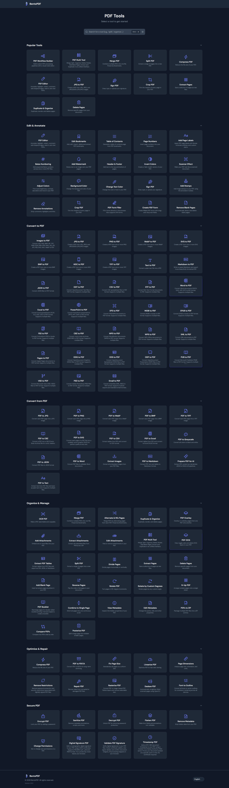 BentoPDF Asustor NAS Set up 6