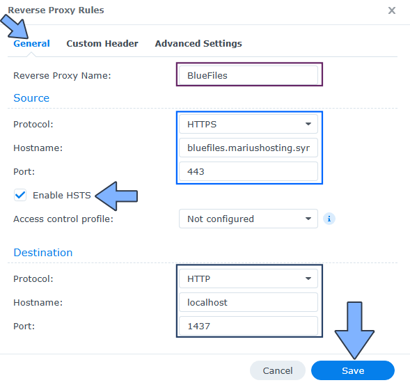 BlueFiles Synology NAS Set up 3