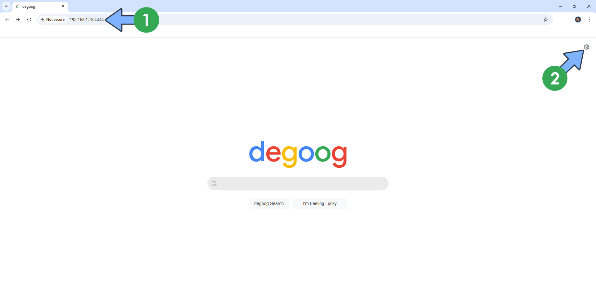 Degoog Synology NAS Set up 4