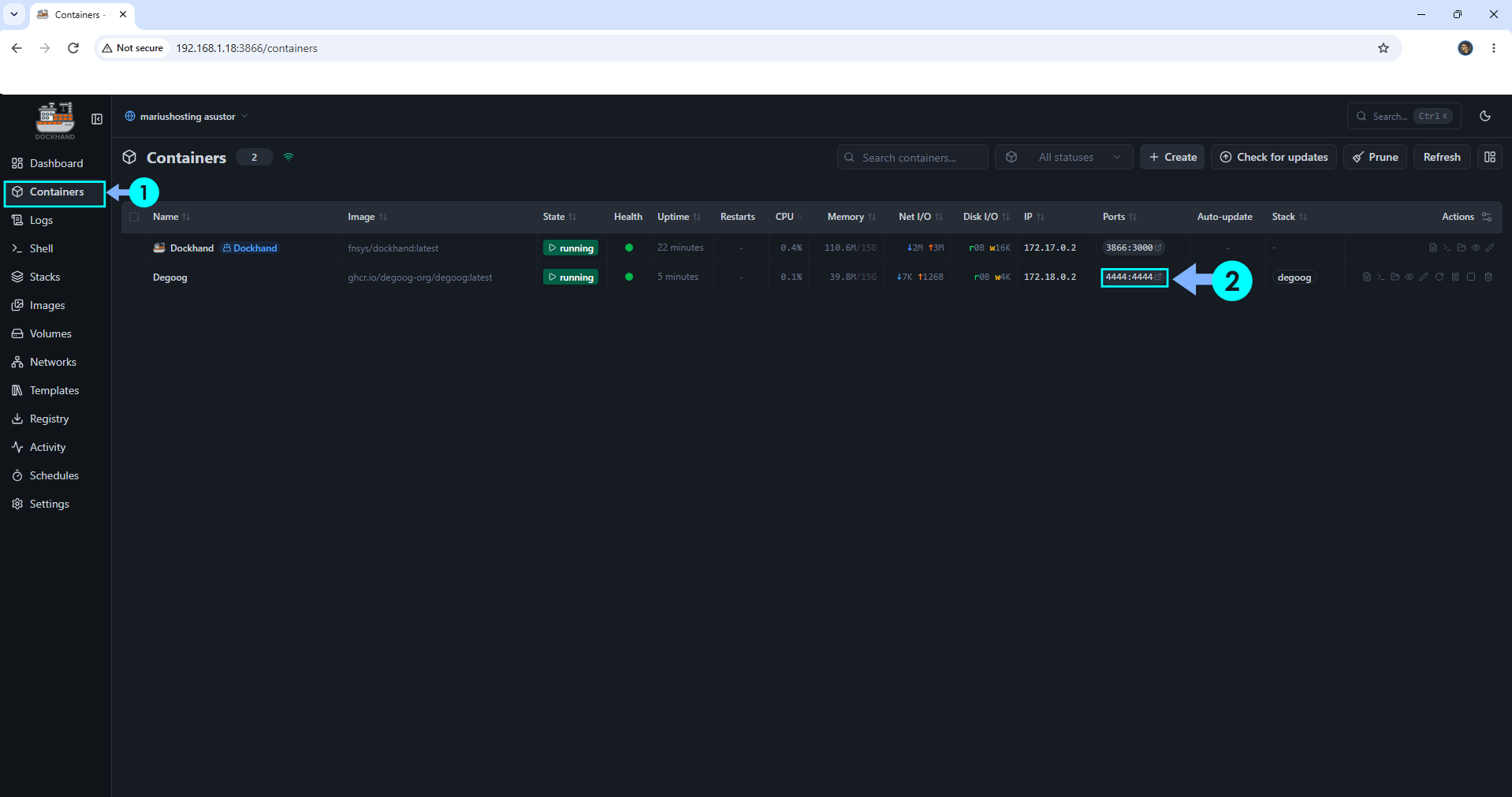 Degoog UGREEN NAS Set up 1 new 2027