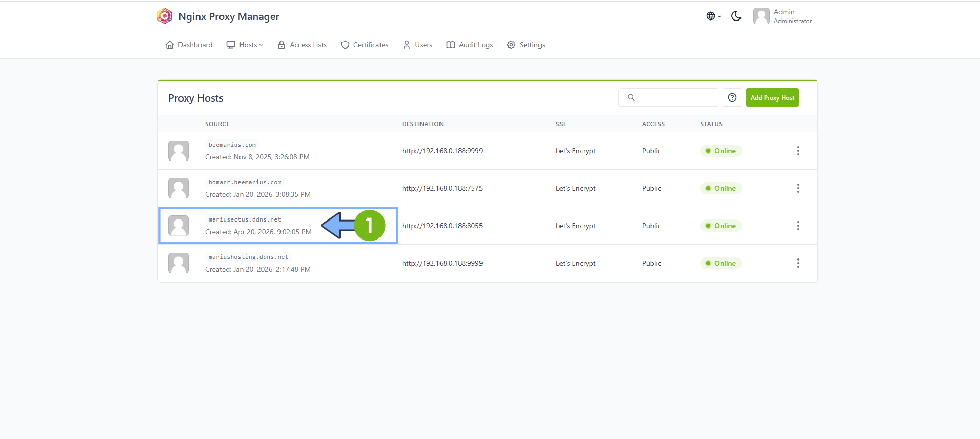 Directus UGREEN NAS Set up 8