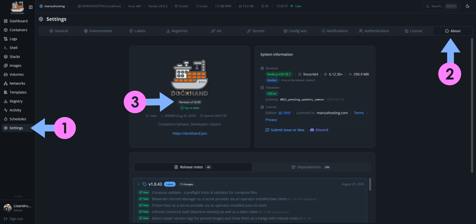 Dockhand 1.0.43