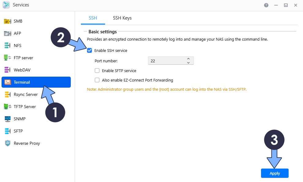Dockhand Asustor NAS Set up 3