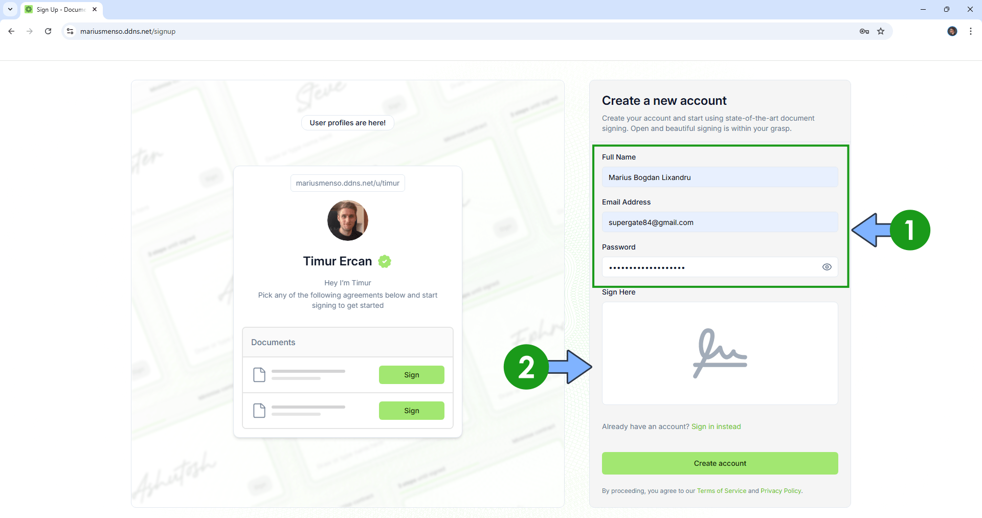 Documenso UGREEN NAS Set up 11