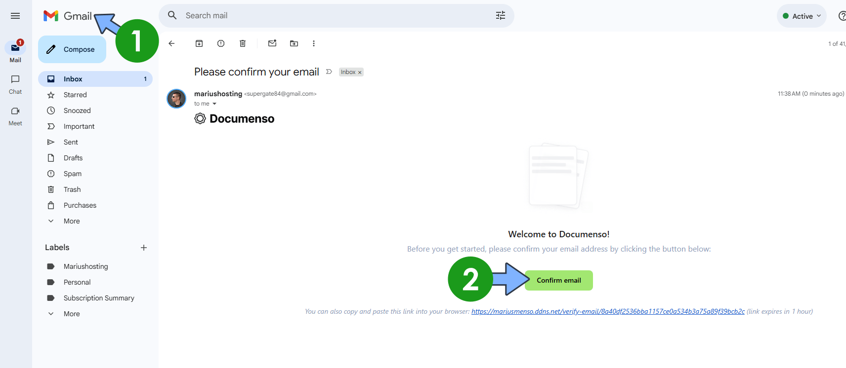 Documenso UGREEN NAS Set up 15