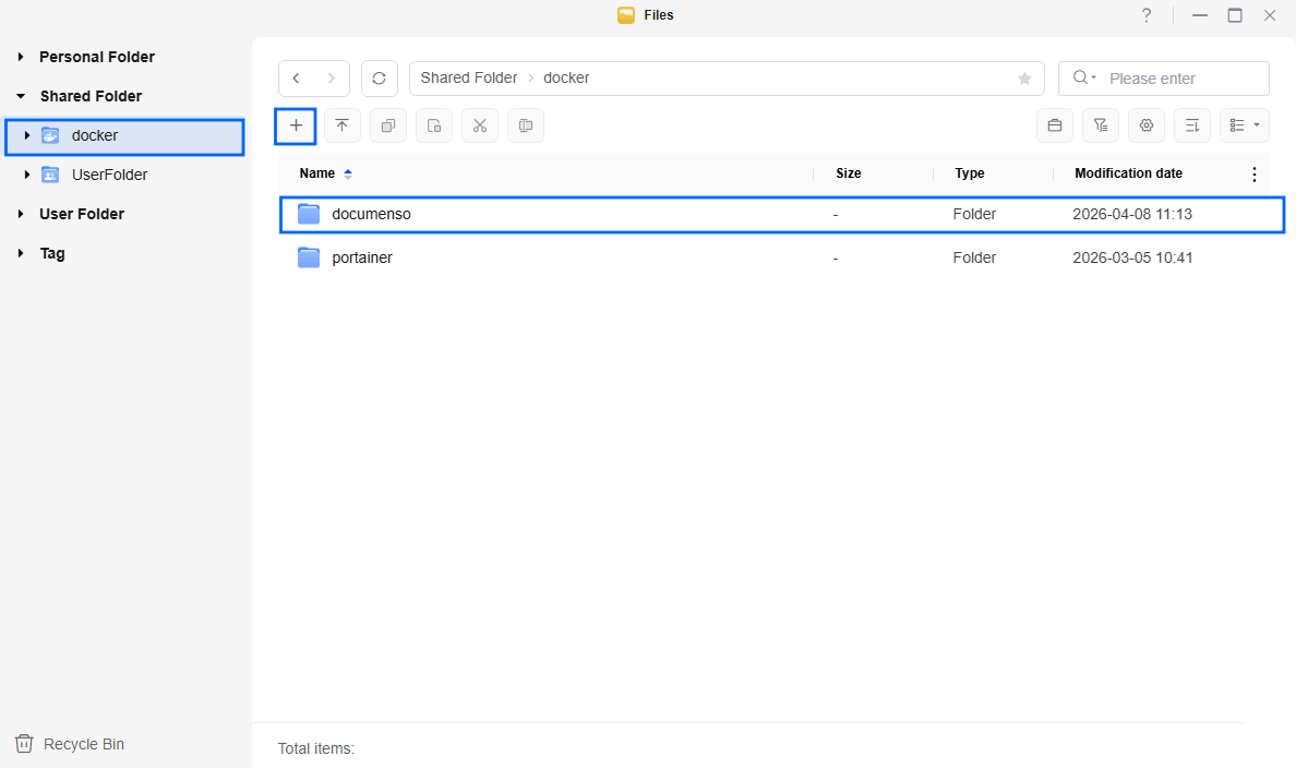 Documenso UGREEN NAS Set up 2