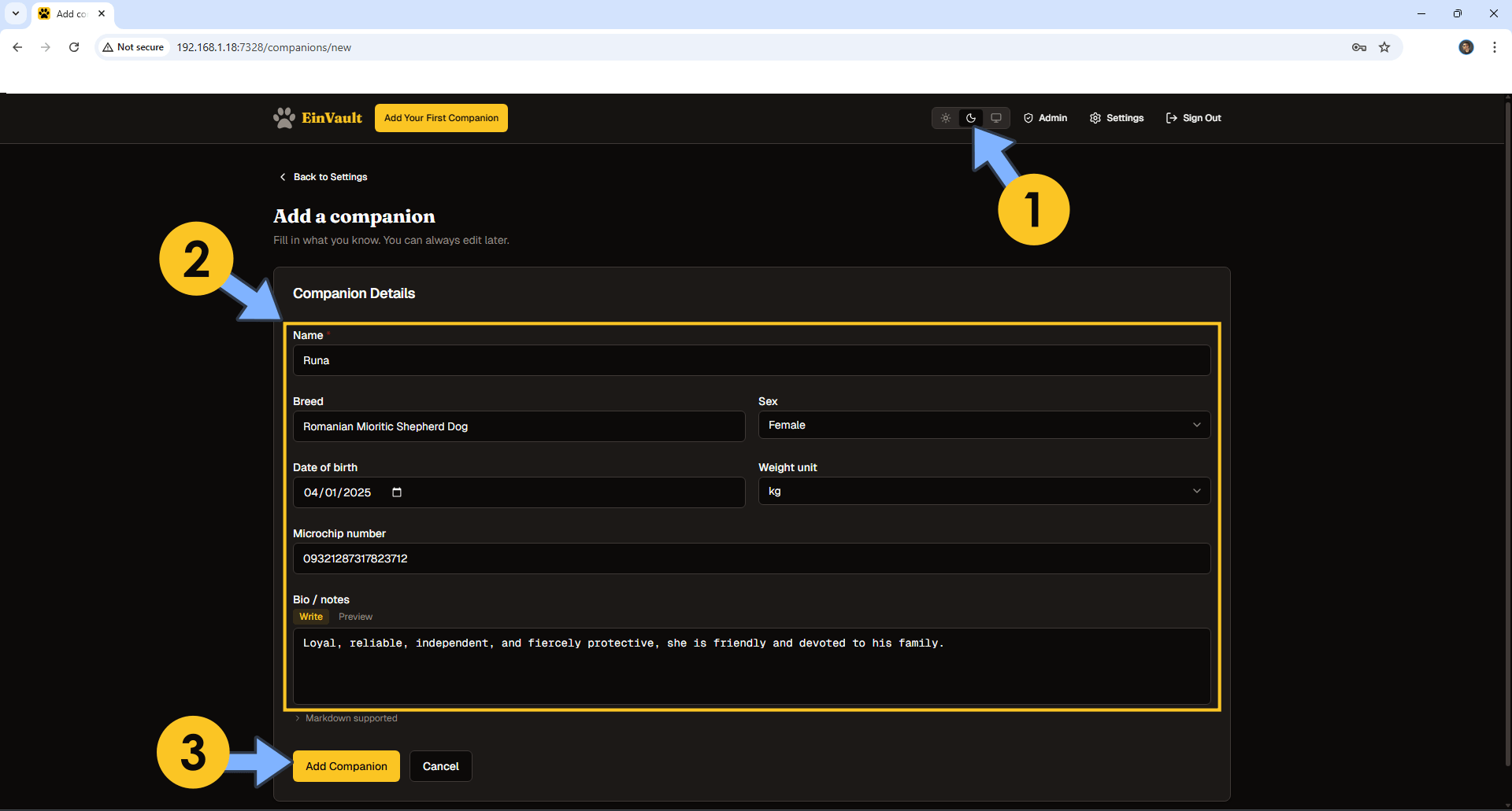 EinVault Synology NAS Set up 5
