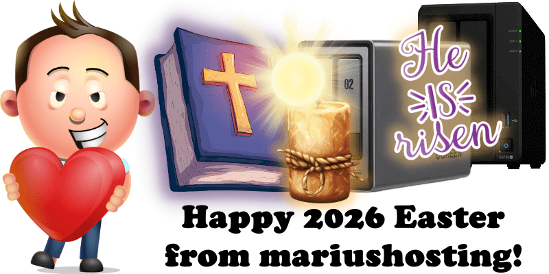 Happy 2026 Easter from mariushosting!