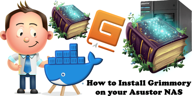 How to Install Grimmory on Your Asustor NAS device