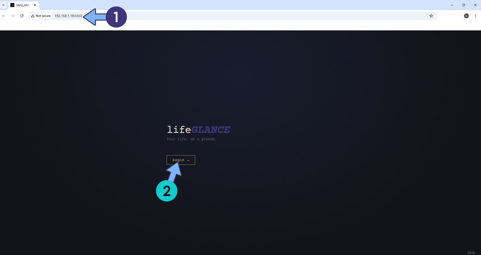 LifeGlance Synology NAS Set up 3